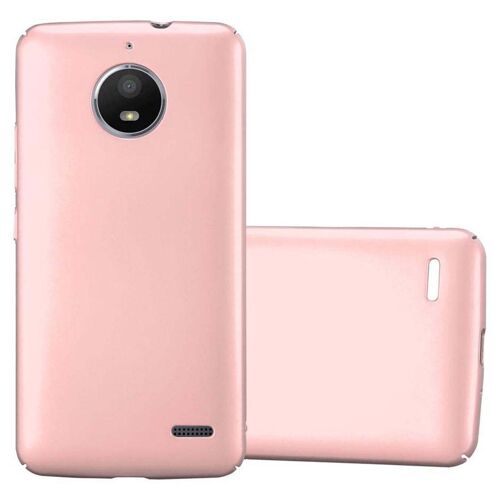 Cadorabo DE-120778 coque pour téléphone Rose pour Motorola MOTO E4