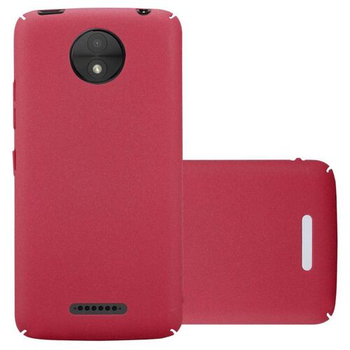 Cadorabo DE-120959 coque pour téléphone Rouge pour Motorola MOTO C PLUS