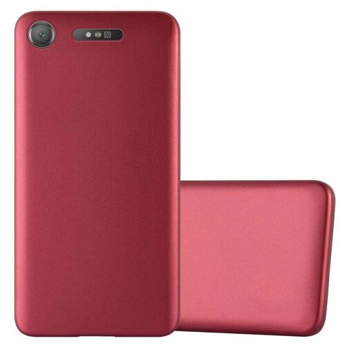 Cadorabo DE-126195 coque pour téléphone Rouge pour Sony Xperia XZ1