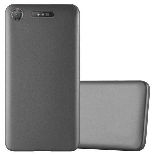 Cadorabo DE-126196 coque pour téléphone Gris pour Sony Xperia XZ1
