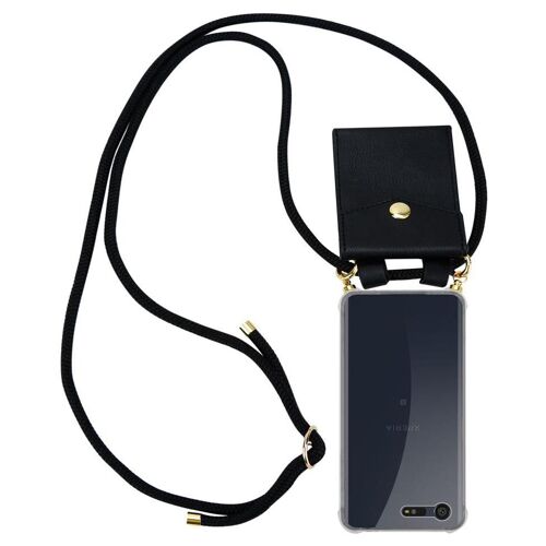 Cadorabo DE-132455 coque pour téléphone Noir pour Sony Xperia X COMPACT