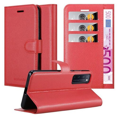 Cadorabo DE-144527 coque pour téléphone Rouge pour Huawei NOVA 7 PRO 5G