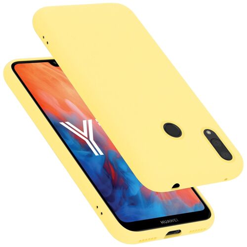 Cadorabo DE-150883 coque pour téléphone Jaune pour Huawei Y7 2019 / Y7 PRIME 2019