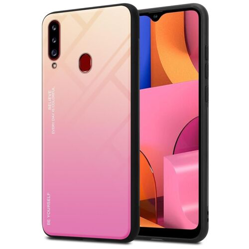 Cadorabo DE-151723 coque pour téléphone Jaune pour Samsung Galaxy A20s