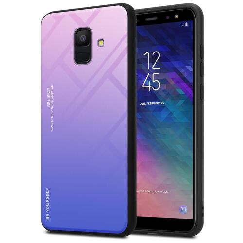 Cadorabo DE-151755 coque pour téléphone Rose pour Samsung Galaxy A6 2018