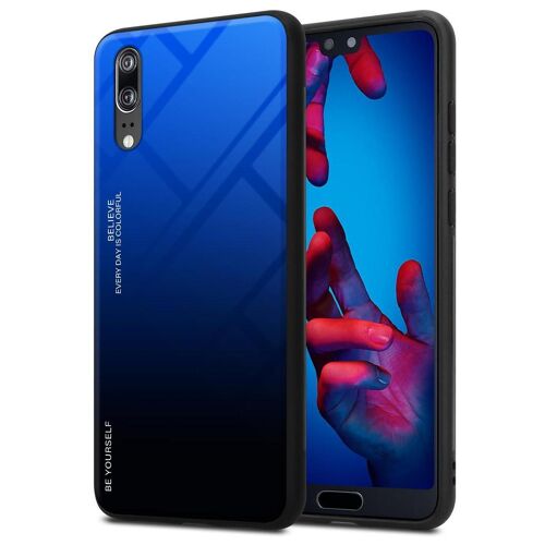 Cadorabo DE-151924 coque pour téléphone Bleu pour Huawei P20