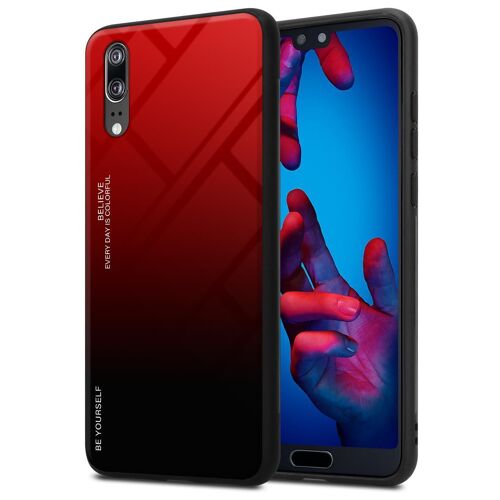 Cadorabo DE-151927 coque pour téléphone Rouge pour Huawei P20