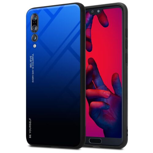 Cadorabo DE-151934 coque pour téléphone Bleu pour Huawei P20 PRO / P20 PLUS