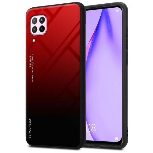 Cadorabo DE-151962 coque pour téléphone Rouge pour Huawei NOVA 6 SE / P40 LITE / NOVA 7i