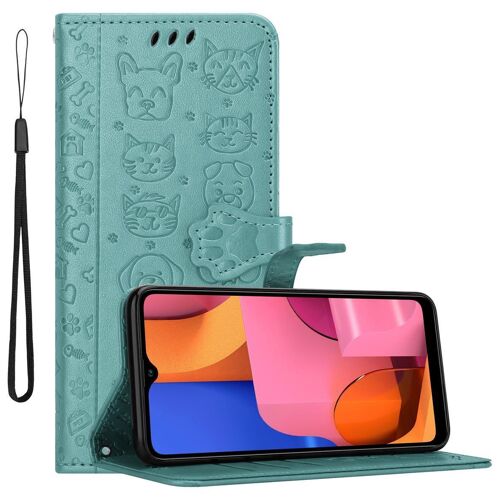 Cadorabo DE-152074 coque pour téléphone Vert pour Samsung Galaxy A20s