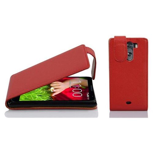 Cadorabo DE-101921 coque pour téléphone Rouge pour LG G2 MINI