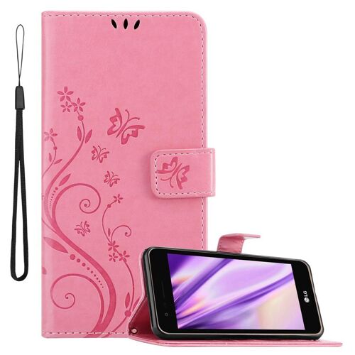 Cadorabo DE-146901 coque pour téléphone Rose pour LG K4 2017