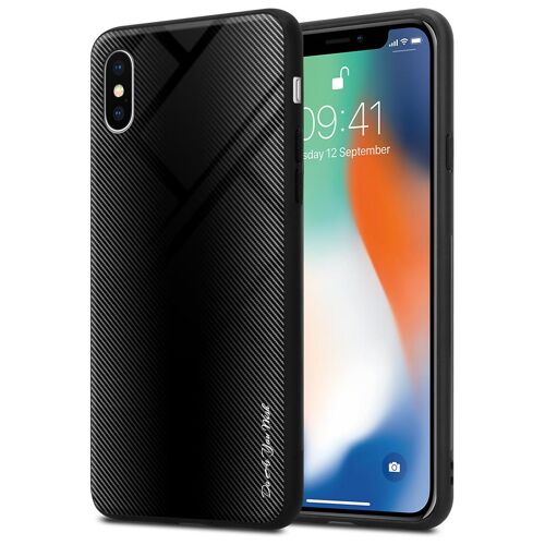 Cadorabo DE-151531 coque pour téléphone Noir pour Apple iPhone X / XS