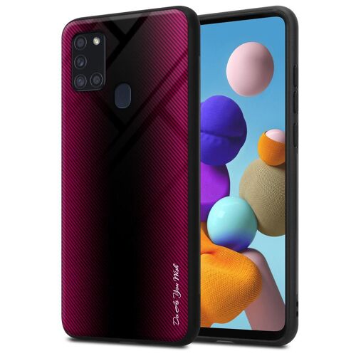 Cadorabo DE-151550 coque pour téléphone Rose pour Samsung Galaxy A21s