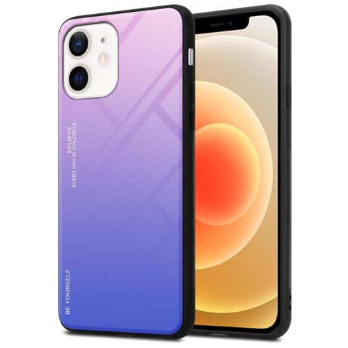 Cadorabo DE-151660 coque pour téléphone Rose pour Apple iPhone 12 MINI