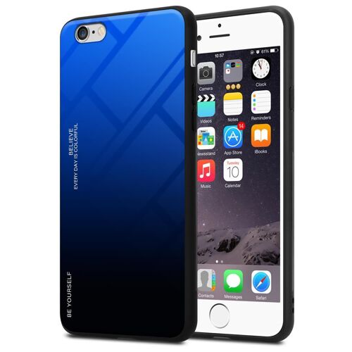 Cadorabo DE-151669 coque pour téléphone Bleu pour Apple iPhone 6 / 6S