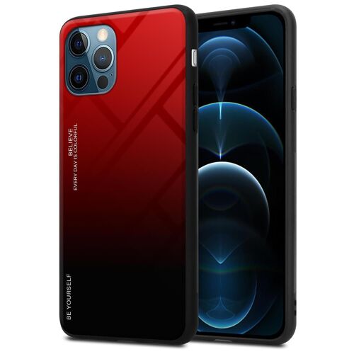 Cadorabo DE-151667 coque pour téléphone Rouge pour Apple iPhone 12 PRO MAX
