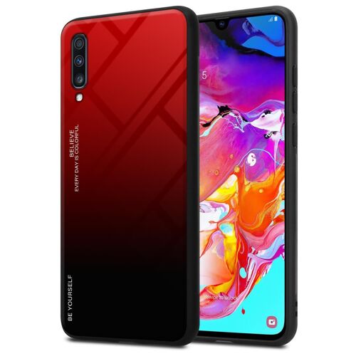 Cadorabo DE-151772 coque pour téléphone Rouge pour Samsung Galaxy A70 / A70s
