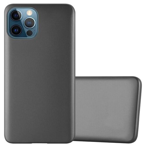 Cadorabo DE-152746 coque pour téléphone Gris pour Apple iPhone 12 PRO MAX