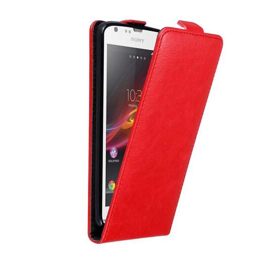 Cadorabo DE-121162 coque pour téléphone Rouge pour Sony Xperia SP