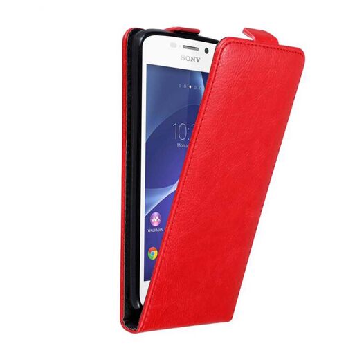 Cadorabo DE-121165 coque pour téléphone Rouge pour Sony Xperia M2 / M2 AQUA