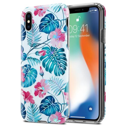 Cadorabo DE-152357 coque pour téléphone Multicolore pour Apple iPhone X / XS