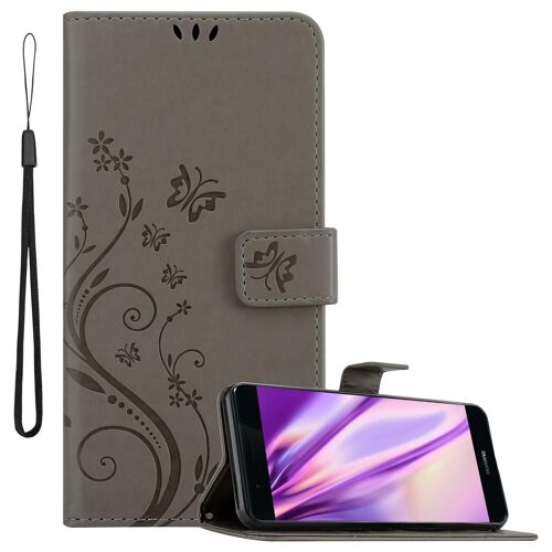 Cadorabo DE-153089 coque pour téléphone Gris pour Huawei P9
