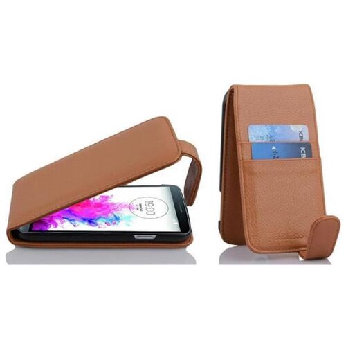 Cadorabo DE-101989 coque pour téléphone Marron pour LG G3