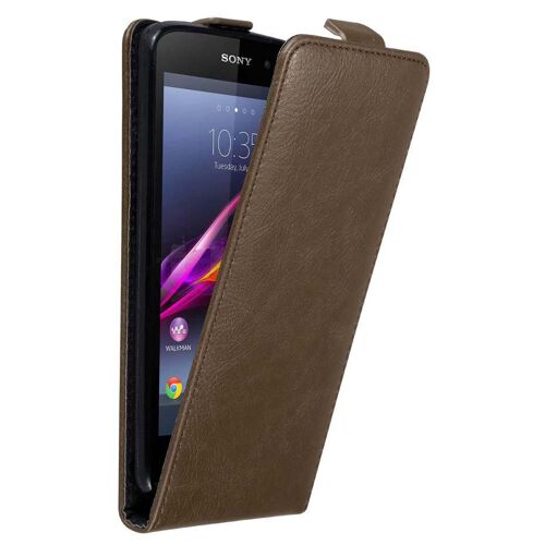 Cadorabo DE-121182 coque pour téléphone Marron pour Sony Xperia Z1