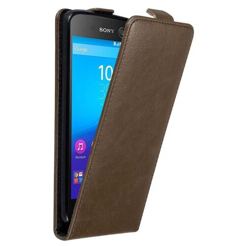 Cadorabo DE-121173 coque pour téléphone Marron pour Sony Xperia M5