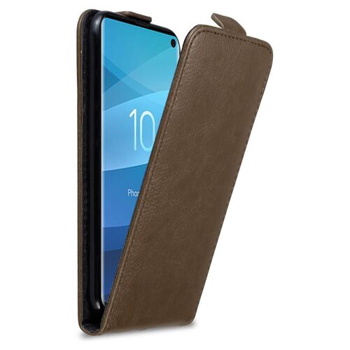 Cadorabo DE-133729 coque pour téléphone Marron pour Samsung Galaxy S10 4G