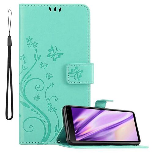 Cadorabo DE-147000 coque pour téléphone Vert pour Sony Xperia 8