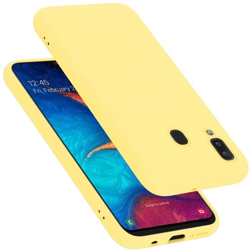 Cadorabo DE-150901 coque pour téléphone Jaune pour Samsung Galaxy A20 / A30 / M10s