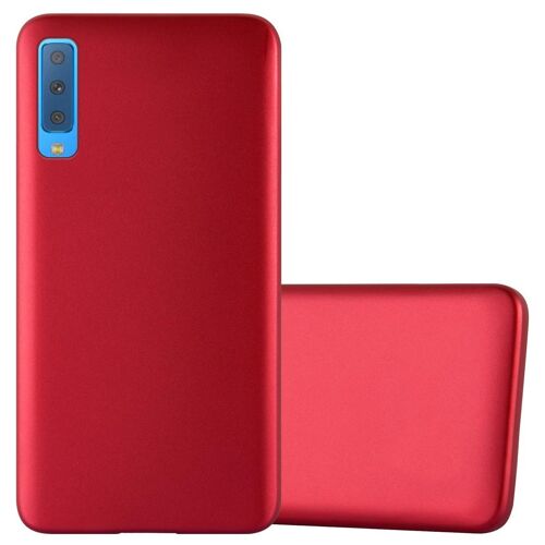 Cadorabo DE-152799 coque pour téléphone Rouge pour Samsung Galaxy A7 2018