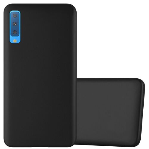 Cadorabo DE-152798 coque pour téléphone Noir pour Samsung Galaxy A7 2018