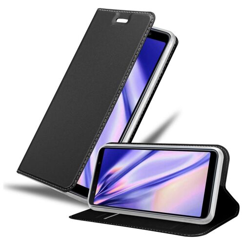 Cadorabo DE-153494 coque pour téléphone Noir pour Samsung Galaxy A7 2018