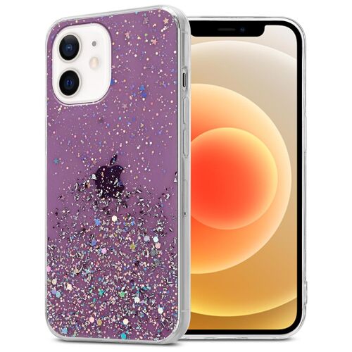 Cadorabo DE-154187 coque pour téléphone Lilas pour Apple iPhone 12 MINI