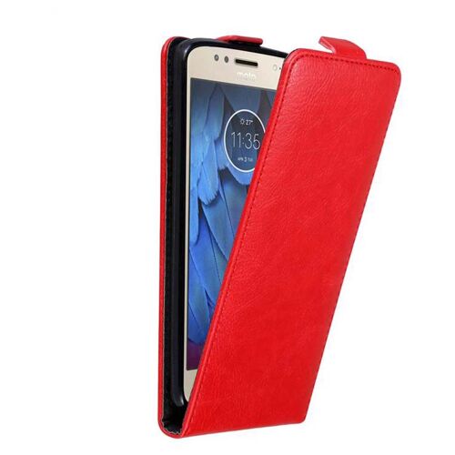 Cadorabo DE-121219 coque pour téléphone Rouge pour Motorola MOTO G5S