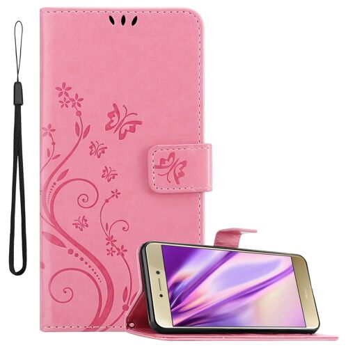 Cadorabo DE-153088 coque pour téléphone Rose pour Huawei P8 LITE 2017 / P9 LITE 2017