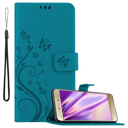 Cadorabo DE-153086 coque pour téléphone Bleu pour Huawei P8 LITE 2017 / P9 LITE 2017