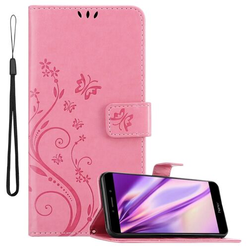 Cadorabo DE-153148 coque pour téléphone Rose pour Huawei MATE 9 LITE / GR5 2017 / Honor 6X