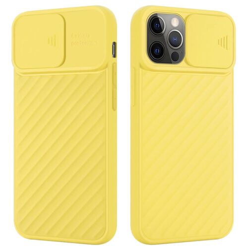 Cadorabo DE-154524 coque pour téléphone Jaune pour Apple iPhone 12 PRO MAX