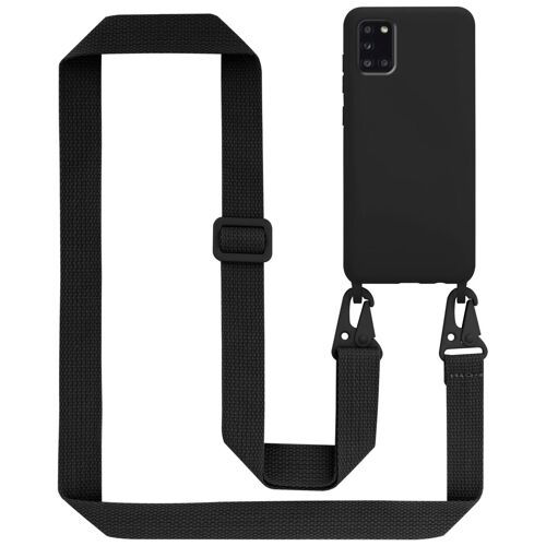 Cadorabo DE-154678 coque pour téléphone Noir pour Samsung Galaxy A31