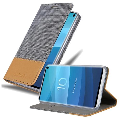 Cadorabo DE-153259 coque pour téléphone Gris pour Samsung Galaxy S10 5G