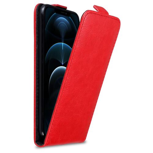 Cadorabo DE-153466 coque pour téléphone Rouge pour Apple iPhone 12 PRO MAX