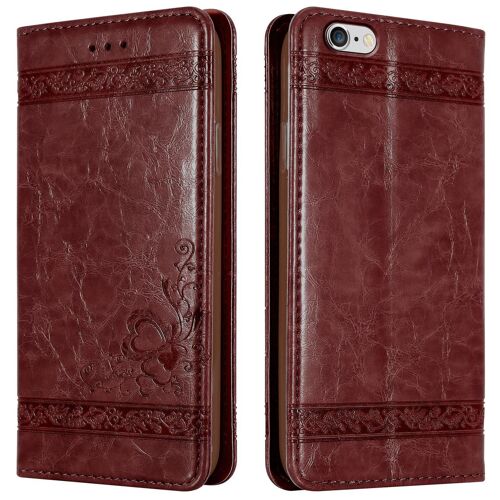 Cadorabo DE-154369 coque pour téléphone Rouge pour Apple iPhone 6 PLUS / 6S PLUS