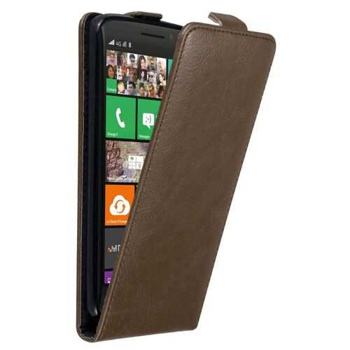 Cadorabo DE-121275 coque pour téléphone Marron pour Nokia Lumia 929 / 930