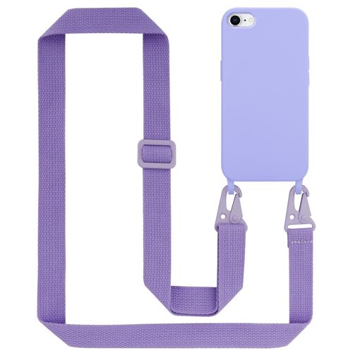 Cadorabo DE-154576 coque pour téléphone Lilas pour Apple iPhone 7 / 7S / 8 / SE 2020