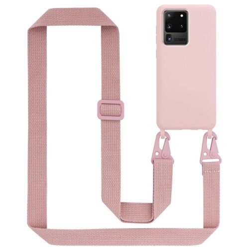 Cadorabo DE-154782 coque pour téléphone Rose pour Samsung Galaxy S20 ULTRA