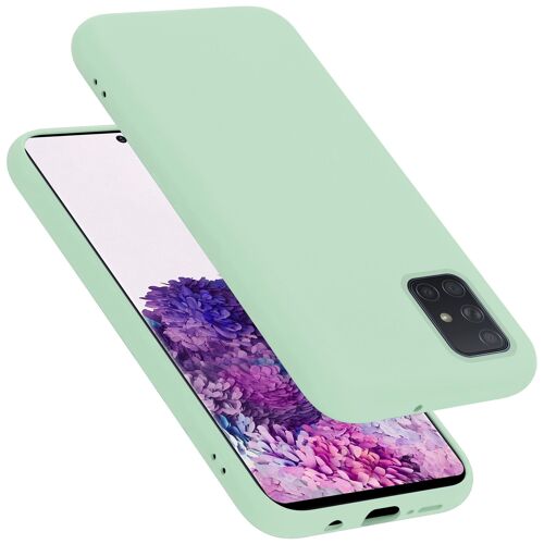 Cadorabo DE-153608 coque pour téléphone Vert pour Samsung Galaxy A71 4G